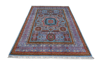 Handknuten Mamlook Oriental Ziegler/Kazak rug by Orientmattor, 244 x 170 cm, featuring intricate traditional patterns.