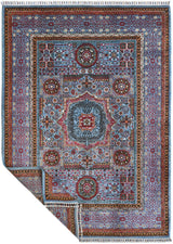 Handknuten Mamlook Oriental Ziegler/Kazak rug by Orientmattor, 244 x 170 cm with intricate traditional patterns.