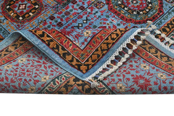 Handknuten Mamlook Oriental Ziegler/Kazak rug from Orientmattor, 244 x 170 cm, detailed geometric pattern in warm tones.