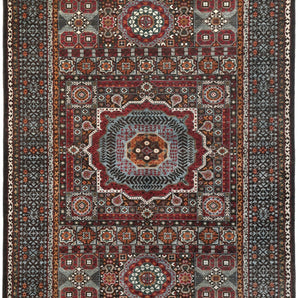 Handwoven Mamlook Oriental Ziegler/Kazak rug from Orientmattor, 246 x 177 cm, featuring intricate traditional patterns.