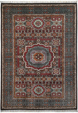 Handwoven Mamlook Oriental Ziegler/Kazak rug from Orientmattor, 246 x 177 cm, featuring intricate traditional patterns.