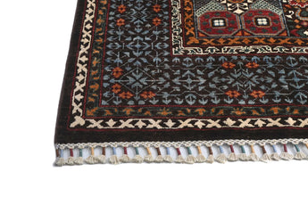 Handknuten Mamlook Oriental rug, Ziegler/Kazak style, 246x177 cm, from Orientmattor, detailed pattern in warm tones.