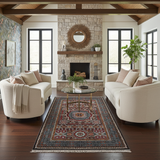 Handwoven Mamlook Oriental rug, Ziegler/Kazak style by Orientmattor, 246x177 cm, featuring intricate traditional patterns.