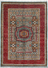 Orientmattor Mamlook Ziegler/Kazak handwoven oriental rug, 248x174 cm, intricate designs in warm tones.