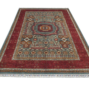 Handwoven Mamlook Oriental rug, Ziegler/Kazak style, 248x174 cm, by Orientmattor, showcasing intricate patterns and rich colors.