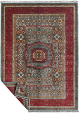 Handknuten Mamlook Oriental Ziegler/Kazak rug from Orientmattor, 248 x 174 cm, featuring intricate traditional patterns.