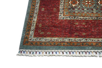 Handwoven Mamlook Oriental Ziegler/Kazak rug, 248x174 cm, by Orientmattor, showcasing intricate patterns and traditional craftsmanship.