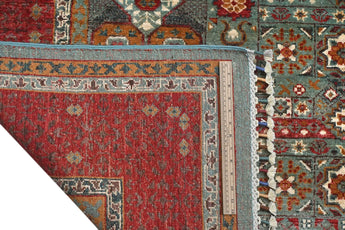 Handknuten Mamlook Oriental Ziegler/Kazak rug by Orientmattor, 248x174 cm, featuring intricate traditional geometric patterns.