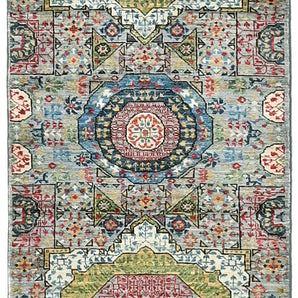 Handwoven Mamlook Oriental rug in Ziegler/Kazak style, 290x82 cm, with intricate patterns from Orientmattor.