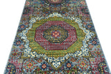 Handwoven Mamlook Oriental rug in Ziegler/Kazak style, 290x82 cm, featuring intricate patterns and rich colors from Orientmattor.