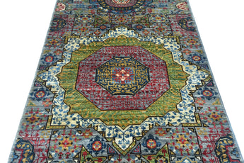 Handwoven Mamlook Oriental rug in Ziegler/Kazak style, 290x82 cm, featuring intricate patterns and rich colors from Orientmattor.