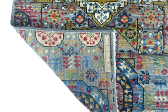 Handwoven Mamlook Oriental rug in Ziegler/Kazak style, 290x82 cm, with intricate patterns from Orientmattor.
