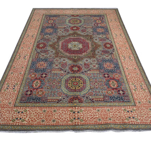 Handwoven Mamlook Oriental rug in Ziegler/Kazak style, 292x195 cm, from Orientmattor featuring intricate traditional patterns.