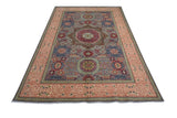 Handwoven Mamlook Oriental rug in Ziegler/Kazak style, 292x195 cm, from Orientmattor featuring intricate traditional patterns.