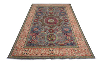 Handwoven Mamlook Oriental rug in Ziegler/Kazak style, 292x195 cm, from Orientmattor featuring intricate traditional patterns.