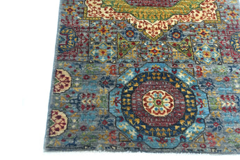 Handknuten Mamlook Oriental rug, Ziegler/Kazak style, 298x80 cm, woven by Orientmattor with intricate traditional patterns.