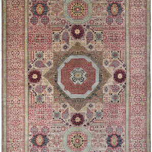 Handwoven Mamlook Oriental Ziegler/Kazak rug, 308 x 203 cm, with intricate patterns and rich colors by Orientmattor.