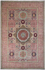 Handwoven Mamlook Oriental Ziegler/Kazak rug, 308 x 203 cm, with intricate patterns and rich colors by Orientmattor.