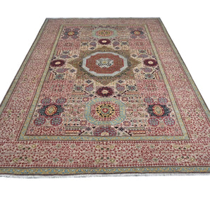 Handknuten Mamlook Oriental Ziegler/Kazak rug by Orientmattor, 308 x 203 cm, detailed woven pattern with rich colors.