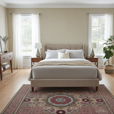 Handknuten Mamlook Oriental rug, Ziegler/Kazak style, with intricate patterns, measuring 308x203 cm, by Orientmattor.