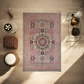 Handknuten Mamlook Oriental rug, Ziegler/Kazak style, 308x203 cm, by Orientmattor, featuring intricate traditional patterns.