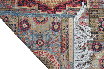 Handknuten Mamlook Oriental Ziegler/Kazak rug, 309 x 82 cm, by Orientmattor, showcasing intricate patterns and rich colors.
