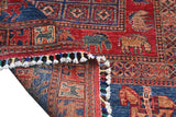 Handwoven Ziegler/Kazak Oriental rug by Orientmattor, 205x155 cm with intricate patterns and rich colors.