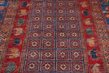 Handknuten Pazarok Oriental Ziegler/Kazak rug by Orientmattor, 205x155 cm, showcasing intricate traditional patterns.
