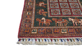 Handwoven Pazarok Oriental rug in Ziegler/Kazak style, 253x86 cm, featuring intricate patterns from Orientmattor.