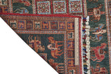 Handwoven Pazarok Oriental rug by Orientmattor, Ziegler/Kazak style, 253x86 cm with intricate patterns and rich colors.