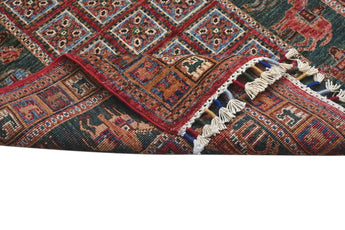 Handwoven Pazarok Oriental rug by Orientmattor, Ziegler/Kazak style, 253x86 cm with intricate patterns and rich colors.