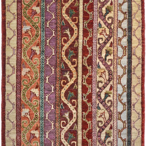 Handknuten matta in Ziegler/Kazak style from Orientmattor, 114x75 cm, showcasing intricate patterns and rich colors.