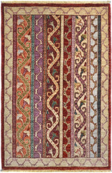 Handknuten matta in Ziegler/Kazak style from Orientmattor, 114x75 cm, showcasing intricate patterns and rich colors.