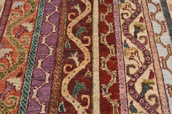 Handwoven Shal Oriental rug in Ziegler/Kazak style, 114x75 cm, featuring intricate patterns and rich colors from Orientmattor.