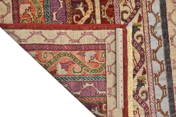 Handwoven Ziegler/Kazak Oriental rug by Orientmattor, 114 x 75 cm, showing intricate patterns and vibrant colors.