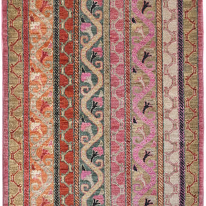 Handknuten oriental Ziegler/Kazak rug from Orientmattor, 117 x 79 cm, showcasing intricate patterns and rich colors.