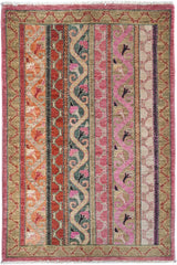 Handknuten oriental Ziegler/Kazak rug from Orientmattor, 117 x 79 cm, showcasing intricate patterns and rich colors.