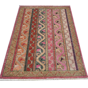Handwoven Shal Oriental rug, Ziegler/Kazak style, 117x79 cm, from Orientmattor with intricate patterns and rich colors.
