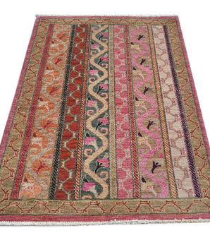 Handwoven Shal Oriental rug, Ziegler/Kazak style, 117x79 cm, from Orientmattor with intricate patterns and rich colors.