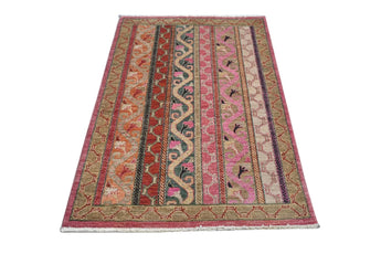 Handwoven Shal Oriental rug, Ziegler/Kazak style, 117x79 cm, from Orientmattor with intricate patterns and rich colors.
