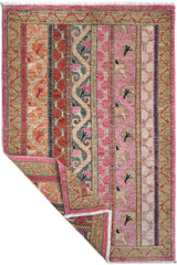 Handwoven Shal Oriental Ziegler/Kazak rug, 117x79 cm, with intricate patterns in warm tones, from Orientmattor.
