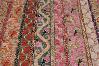 Handwoven Shal Oriental rug by Orientmattor, Ziegler/Kazak style, 117x79 cm with intricate patterns and rich colors.
