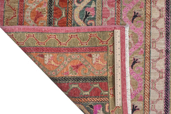 Handwoven Ziegler/Kazak Oriental rug by Orientmattor, 117 x 79 cm, featuring intricate traditional patterns and rich colors.