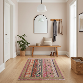 Handknuten Ziegler/Kazak oriental rug by Orientmattor, 117x79 cm with intricate traditional patterns and rich colors.