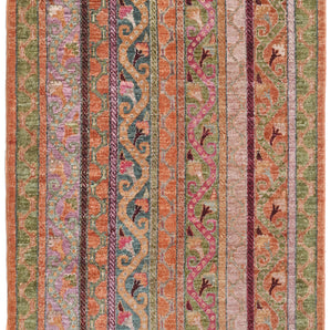 Handknuten oriental matta in Ziegler/Kazak style, 154x90 cm, with intricate patterns and warm colors, from Orientmattor.