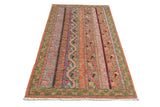 Handwoven Shal Oriental rug by Orientmattor, Ziegler/Kazak style, 154x90 cm with intricate patterns and rich colors.