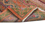 Handwoven Shal Oriental rug in Ziegler/Kazak style, 154x90 cm, featuring intricate geometric patterns and rich earthy tones.