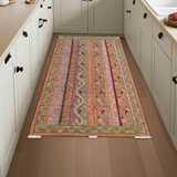 Handwoven Shal Oriental rug, Ziegler/Kazak style, 154x90 cm, from Orientmattor, showcasing intricate geometric patterns and rich colors.