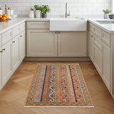 Handwoven Shal Oriental Rug in Ziegler/Kazak style, 154x90 cm, by Orientmattor, showcasing intricate patterns and rich colors.