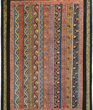 Handwoven Ziegler/Kazak Oriental rug by Orientmattor, 238x167 cm, featuring intricate traditional patterns and rich colors.